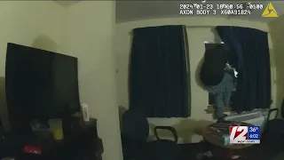 Bodycam footage shows chaotic arrest at East Providence motel