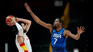 USA vs SPAIN Full Highlights Quarterfinal Round Men's basketball Tokyo Olympics 2020 US Advance!