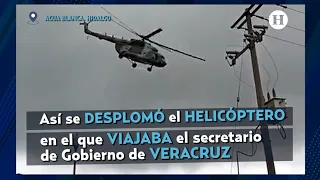 Así fue el DESPLOME del HELICÓPTERO de la SEMAR en Hidalgo