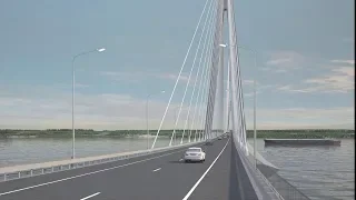 Порядка 55 миллиардов рублей составит грант на строительство моста через Лену
