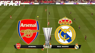 FIFA 21 | Arsenal vs Real Madrid - UEFA Europa League - Full Match & Gameplay