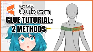 【Live2D Tutorial】How to use glue: 2 methods (+ free file)