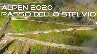Alpen 2020 - Passo dello Stelvio - Stilfserjoch - Morning epic Roadster ride - 4K Drone