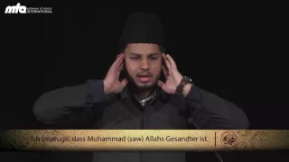 Azan, voice of Murtaza Manan, Islam Ahmadiyya