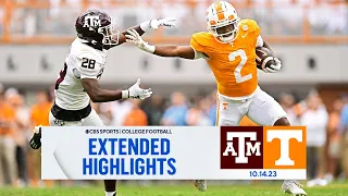 Texas A&M at No. 19 Tennessee: Extended Highlights I CBS Sports