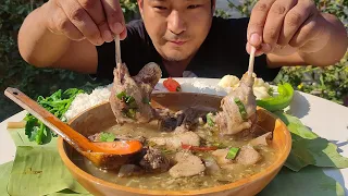 Naga style duck soup without adding any oil and masala || supper delicious || kents vlog.