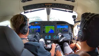 FLIGHT VLOG with the BRAND NEW TBM940! - Auto Throttle Go Around!