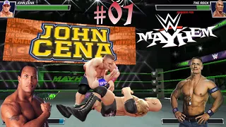 WWE Mayhem 🎮 The Beginning | John Cena Vs The Rock [Season 1-3] #01