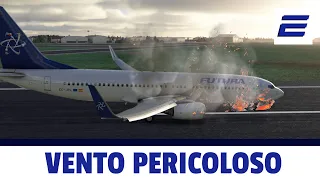 💥 VENTO PERICOLOSO, IL PRIMO INCIDENTE DEL 737-800 ✈️ Volo Futura 1331