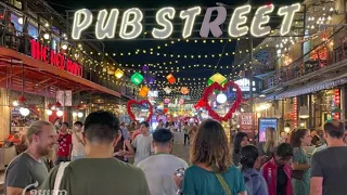 Exploring Siem Reap Nightlife, Cambodia | Pub Street Night Scene | Siem Reap Party Guide