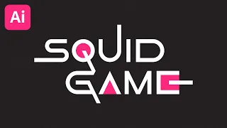 Squid Game Logo Design in Illustrator (Tutorial)