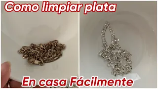 COMO LIMPIAR PLATA EN CASA MUY FACILMENTE (JOYAS)