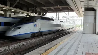 서울행 KTX #112 용산역 통과(010호기)