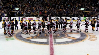Senators and Bruins shake hands following Game 6