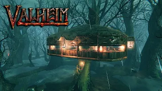 Building A Treehouse In The Swamp! (Valheim Ashlands)