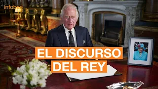 El rey Carlos III dio su primer discurso tras la muerte de la reina Isabel II