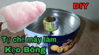 Making a homemade Cotton Candy Machine at home
