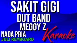 SAKIT GIGI - MEGGY Z | Karaoke nada pria | lirik