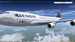 [FSX] PMDG 747-400 | Paris CDG (LFPG) to East Midlands (EGNX) Part 2