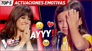 🥲 They BROKE DOWN in TEARS while performing on The Voice Kids