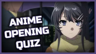 Anime Opening Quiz - 40 Openings [EASY - HARD]