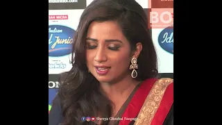 O Rangrez without music | Shreya Ghoshal Unplugged #shorts