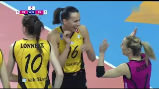 ZHUTING | VAKIFBANK 3-2 GALATASARAY- FULL SEMIFINAL GAME 2  | Turkish  Volleyball League2017/18