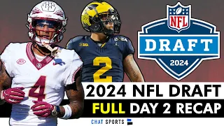 2024 NFL Draft Day 2 Recap: FULL Breakdown & Analysis Of Every Pick In The 2nd & 3rd Round