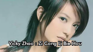 Vicky Zhao : Zi Cong Li Bie Hou ( lyric karaoke )