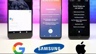 Comparison Of Different Assistants (Google vs Siri vs Bixby)