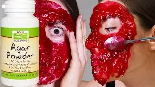 How to make Agar Agar peel off mask 👺 Whitens, moisturizes and smoothes the skin 🖤 POLIgoONE