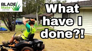 LAWN MOWING GONE WRONG!!!