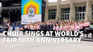 Choir Sings at World’s Fair 50th Anniversary