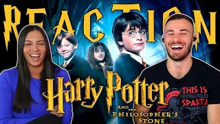 OUR WIZARD ADVENTURE BEGINS! | Harry Potter and the Philosopher's Stone REACTION & REVIEW
