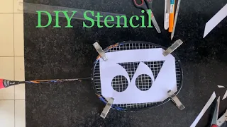 DIY stencil | Yonex Logo | Easiest way