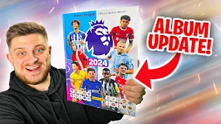 Panini PREMIER LEAGUE 2024 Sticker *ALBUM UPDATE*! (100+ Packs Opened!)