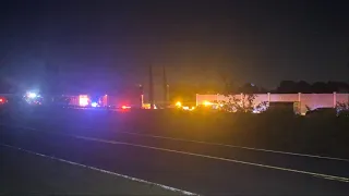 Tractor-trailer wreck on I-81 in Roanoke County