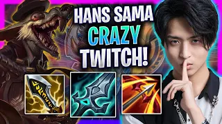 HANS SAMA CRAZY TWITCH GAME! - G2 Hans Sama Plays Twitch ADC vs Ezreal! | Season 2024
