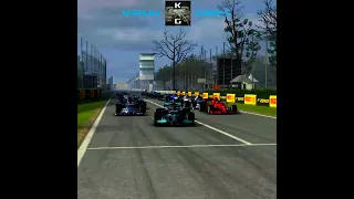 Mercedes AMG Lewis Hamilton Run in Autodromo Nazionale Monza on F1 2021 RR3 #shorts Part 2