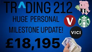 Trading 212 Portfolio Update NEW HUGE MILESTONE | Revealing £18,000+ Dividend Investment Portfolio