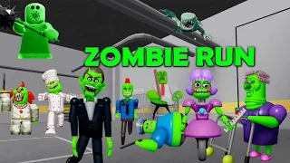New ZOMBIE Speed Runs in all PlatinumFalls Scary Obby Games, Gran, Papa, Mr Funny, Castle, Siren Cop