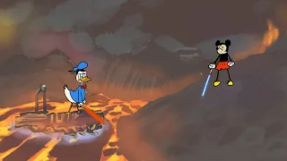 Mickey Has The High Ground (Animated)