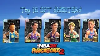 Top 10 3 Point Shooters in NBA 2K Playgrounds 2 (OUTDATED)