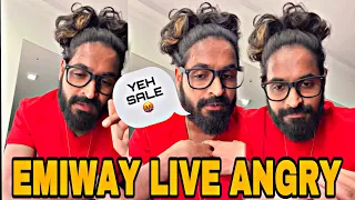 EMIWAY LIVE ANGRY ON FAKE FAN PAGES 😱 | EMIWAY LIVE TALKING ABOUT HIS UPCOMING ALBUM @EmiwayBantai
