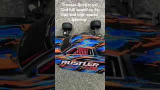 Traxxas Rustler vxl 2wd full speed on 3s lipo and high speed gearing! + Bloober!