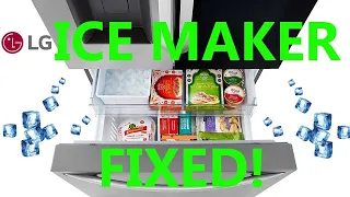 How To Replace LG Freezer Drawer Ice Maker