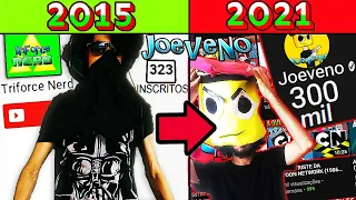 A 'EVOLUÇÃO' DO JOEVENO (2015-2021 ESPECIAL 300K Minha História+ROSTO 'NOVO')