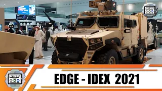 NIMR Al Jasoor EDGE review new generation of armored vehicles Ajban Hafeet Mk 2 Rabdan 6x6 8x8 laser