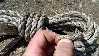 Как сделать веревку дрелью. Веревка из шпагата.