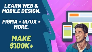 Learn Web Design. Get Hired. | Complete Web & Mobile Designer in 2024: UI/UX, Figma + more